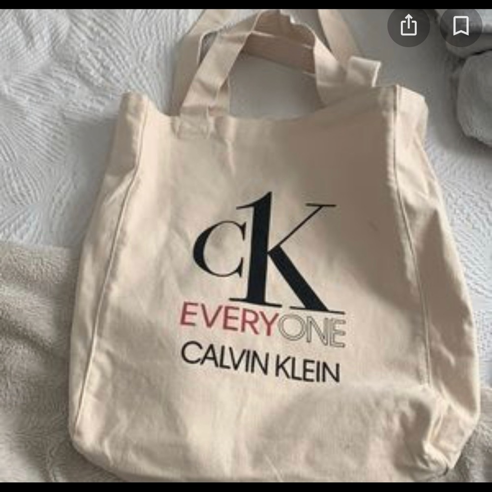 CK canvas bag
